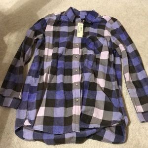 Purple American Eagle Flannel